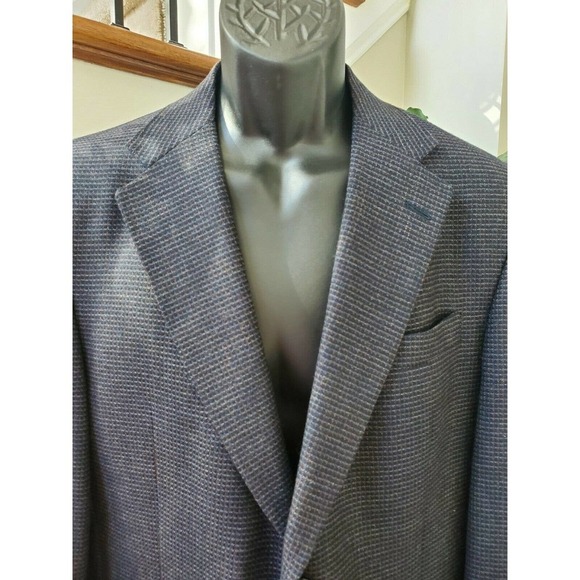 Austin Reed Men's Blue Two Buttons Long Sleeve Single Breasted Blazer Size 40R - Picture 2 of 11
